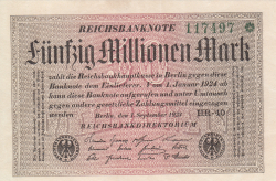 Image #1 of 50 Millionen (50 000 000) Mark 1923 (1. IX.) - 3