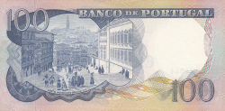 Image #2 of 100 Escudos 1978 (20. IX.) - semnături Emílio Rui da Veiga Peixoto Vilar / Abel António Pinto dos Reis