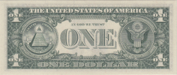 Image #2 of 1 Dolar 1969A - B (bancnotă de înlocuire)