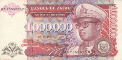 1 000 000 Zaires 1993 (17. V.)