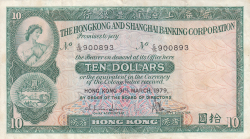 Image #1 of 10 Dollars 1979 (31. III.)