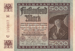 5000 Mark 1922 (2. XII.) - 3