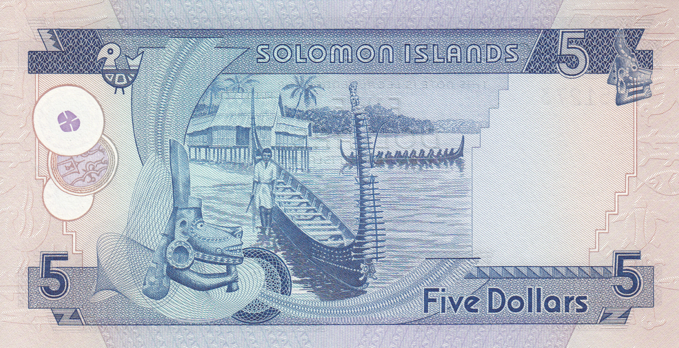 Solomon Islands 2 Dollars 1977 P-5 Queen Elizabeth II Unc