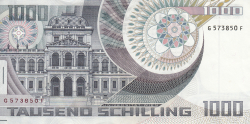 Image #2 of 1000 Schilling 1983 (3. I.)