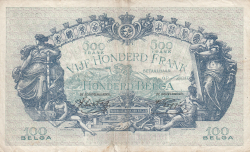 Image #2 of 500 Franci = 100 Belgas 1943 (13. III.)