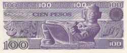 Image #2 of 100 Pesos 1982 (25. III.) - Serie VH