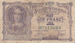 Image #1 of 1 Franc 1916 (9. IX.)