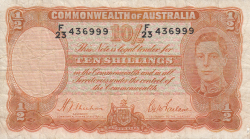 Image #1 of 10 Shillings ND (1939)