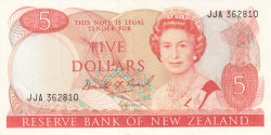 Image #1 of 5 Dollars ND (1989-1992)