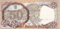 Image #2 of 50 Escudos 1964 (28. II.) - semnături Manuel Jacinto Nunes / João Baptista de Araújo