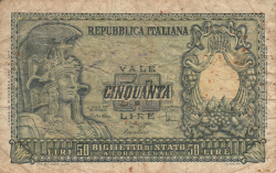 50 Lire 1951 (31. XII.)