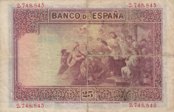 Image #2 of 25 Pesetas 1926 (12. X.)