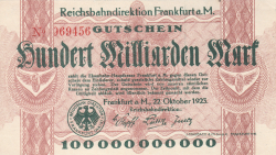 100 Miliarde (100,000,000,000) Mărci 1923 (22. X.) - 3