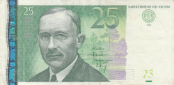 25 Krooni 2002 - bancnotă de înlocuire