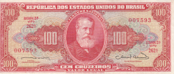 Image #1 of 100 Cruzeiros ND (1963)