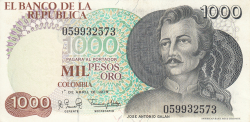 Image #1 of 1000 Pesos 1979 (1. IV.)