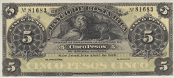 5 Pesos 1899 (1. IV.)
