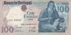 Image #1 of 100 Escudos 1985 (4. VI.) - semnături Vítor Manuel Ribeiro Constâncio / Walter Waldemar Pego Marques