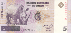 Image #1 of 5 Francs 1997 (1. XI)