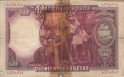 Image #2 of 500 Pesetas 1931 (25. IV.)