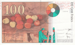 Image #2 of 100 Francs 1998