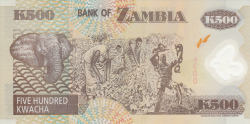 Image #2 of 500 Kwacha 2006