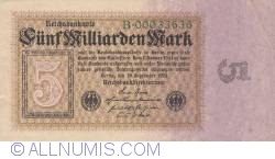5 Milliarden (5 000 000 000) Mark 1923 (10. IX.)