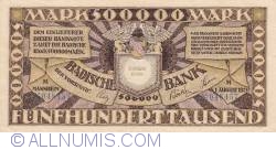 500 000 Mark 1923 (1. VIII.)