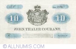 Reply - 10 Thaler 1857 (2. I.) - Reproduktion JF 