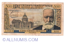 Image #1 of 500 Francs 1955 (6. I.)
