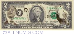 Image #1 of 2 Dollars - Barak Obama