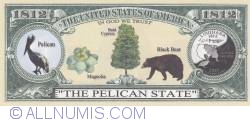 1812 - Statul Louisiana - Statul Pelicanului (Seria 2003)