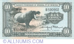 10 Francs 1960 (15. IX.)
