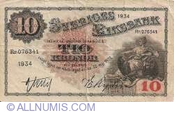 Image #1 of 10 Kronor 1934 - 1