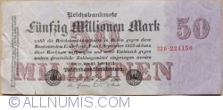 50 Millionen (50 000 000) Mark 1923 (25. VII.) - 3