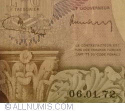 100 Francs 1972 (6. I.)