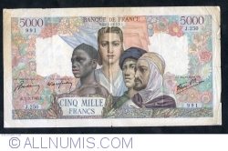 Image #1 of 5000 Francs 1945 (01. II.)