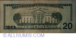 Image #2 of 20 Dollars 2009 - G7 (Error)