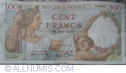 Image #1 of 100 Francs 1939 (21. XII.)