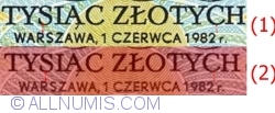 1000 Zlotych 1982 (1. VI.) - 2