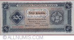 Image #1 of 100 Kuna 1943 (1. IX.)