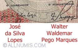 50 Escudos 1964 (28. II.) - Semnături José da Silva Lopes/ Walter Waldemar Pego Marques