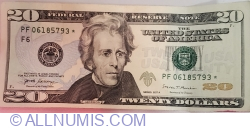 Image #1 of 20 Dollars 2017A - F6 (bancnotă de înlocuire)