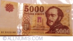 Image #1 of 5000 Forint 2016