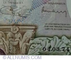 100 Francs 1974 (4. III.)