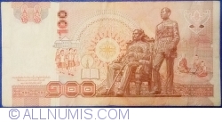 Image #2 of 100 Baht ND (1994 - BE2537) - semnături Tarin Nimmahemin / Chatumonkol Sonakul (72)