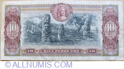 Image #2 of 10 Pesos Oro 1973 (1 .I.)