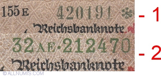1 Milliarde Mark on1000 Mark ND (IX. 1923 on old date 15.XII.1922) -2