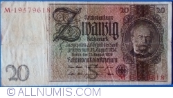 Image #1 of 20 Reichsmark 1929 (22. l.) - I