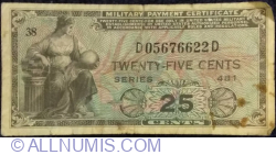 Image #1 of 25 Cents ND (1951-1954)